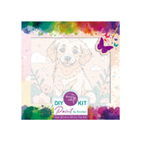 Easy Craft Paint by Number Kids DIY Kit, 20x20cm - Dogs