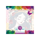 Easy Craft Paint by Number Kids DIY Kit, 20x20cm - Princess in Flowers