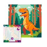 Easy Craft Paint by Number Kids DIY Kit, 20x20cm - Dinosaurs