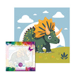 Easy Craft Paint by Number Kids DIY Kit, 20x20cm - Dinosaurs