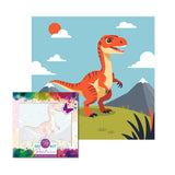 Easy Craft Paint by Number Kids DIY Kit, 20x20cm - Dinosaurs