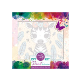 Easy Craft Paint by Number Kids DIY Kit, 20x20cm - Wild Animals