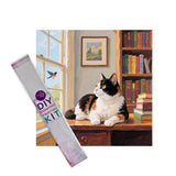 Diamond Painting DIY Kit,Full Drill, 30x30cm - Cat
