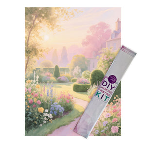 Diamond Painting DIY Kit,Full Drill, 40x30cm-Castle Garden