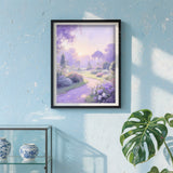 Diamond Painting DIY Kit,Full Drill, 40x30cm-Castle Garden