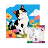 Easy Craft Paint by Number DIY Kit, 20x20 Cute Cats with Flowers