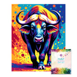 Easy Craft Paint by Number DIY Kit, 50x40cm- Colourful Big Five
