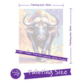 Easy Craft Paint by Number DIY Kit, 50x40cm- Colourful Big Five