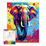 Easy Craft Paint by Number DIY Kit, 50x40cm- Colourful Big Five