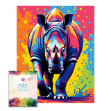 Easy Craft Paint by Number DIY Kit, 50x40cm- Colourful Big Five