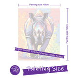 Easy Craft Paint by Number DIY Kit, 50x40cm- Colourful Big Five
