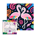 Easy Craft Paint by Number DIY Kit, 20x20cm- Cute Birds