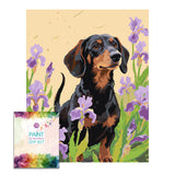Easy Craft Paint by Number DIY Kit, 50x40cm- Dog Series 03