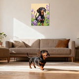 Easy Craft Paint by Number DIY Kit, 50x40cm- Dog Series 03