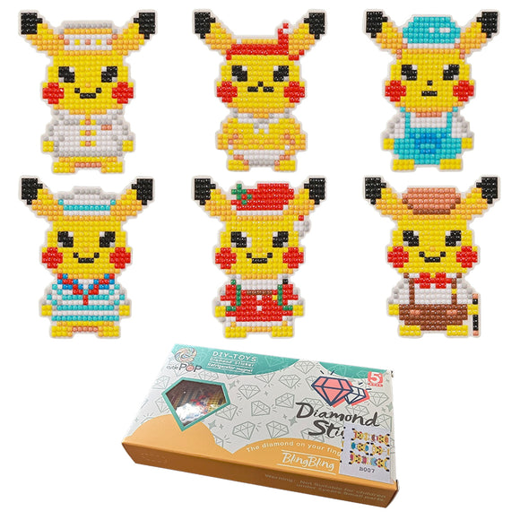 Diamond Painting Refrigerator Magnet - Pikachu