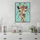 Easy Craft Diamond Painting DIY Kit, 40x30cm- Giraffe