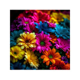 Easy Craft Diamond Painting DIY Kit, 40x40cm- Colorful Flowers