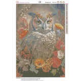 Easy Craft Diamond Painting DIY Kit, 60x40cm - Flower and Animals