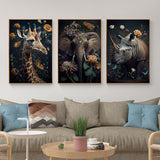 Easy Craft Diamond Painting DIY Kit, 60x40cm - Flower and Animals