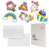 Diamond Painting Stickers- Mermaid Unicorn LDZ0002 with 28-Slot Box