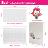 Diamond Painting Stickers- Mermaid Unicorn LDZ0002 with 28-Slot Box