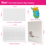 Diamond Painting Stickers- Cute desserts Series - Ice Creams T027 with 28-Slot Box