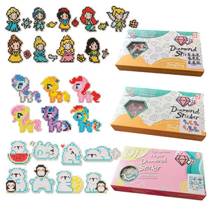 Diamond Painting, Refrigerator Magnet - Bulk Sale -Cuties Pack for Girls