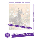 Easy Craft Paint by Number DIY Kit, 50x40cm- Dog Series 02