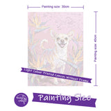 Easy Craft Paint by Number DIY Kit, 40x30cm- Dog Series 01
