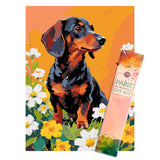 Easy Craft Paint by Number DIY Kit, 40x30cm- Dog Series 01