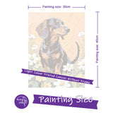 Easy Craft Paint by Number DIY Kit, 40x30cm- Dog Series 01