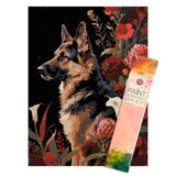Easy Craft Paint by Number DIY Kit, 40x30cm- Dog Series 02