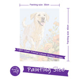 Easy Craft Paint by Number DIY Kit, 40x30cm- Dog Series 02