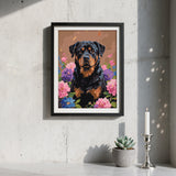 Easy Craft Paint by Number DIY Kit, 40x30cm- Dog Series 02