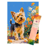 Easy Craft Paint by Number DIY Kit, 40x30cm- Dog Series 01