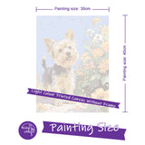 Easy Craft Paint by Number DIY Kit, 40x30cm- Dog Series 01