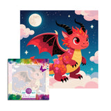 Easy Craft Paint by Number DIY Kit, 20x20cm- Cute Baby Dragon