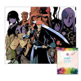 Easy Craft Paint by Number DIY Kit, 50x40cm- Anime Bleach