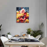 Box damage sale, limited quantity -- Easy Craft Paint by Number DIY Kit, 50x40cm- Fruit Carnival