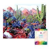 Box damage sale, limited quantity -- Easy Craft Paint by Number DIY Kit, 50x40cm- In the desert