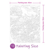 Easy Craft Paint by Number DIY Kit, 50x40cm- Magic Island Valley View