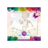 Easy Craft Paint by Number DIY Kit, 20x20cm- Football Boy