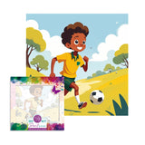 Easy Craft Paint by Number DIY Kit, 20x20cm- Football Boy