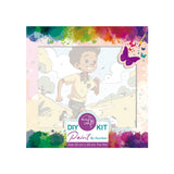Easy Craft Paint by Number DIY Kit, 20x20cm- Football Boy