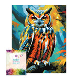 Easy Craft Paint by Number DIY Kit, 50x40cm- Owl in Trees