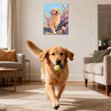 Easy Craft Paint by Number DIY Kit, 50x40cm- Dog Series 01