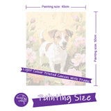 Easy Craft Paint by Number DIY Kit, 50x40cm- Dog Series 03