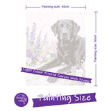 Easy Craft Paint by Number DIY Kit, 50x40cm- Dog Series 01