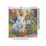 Easy Craft Diamond Painting DIY Kit, 30x30cm- Easter Bunny