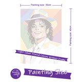 Easy Craft Paint by Number DIY Kit, 40x30cm- POP ART